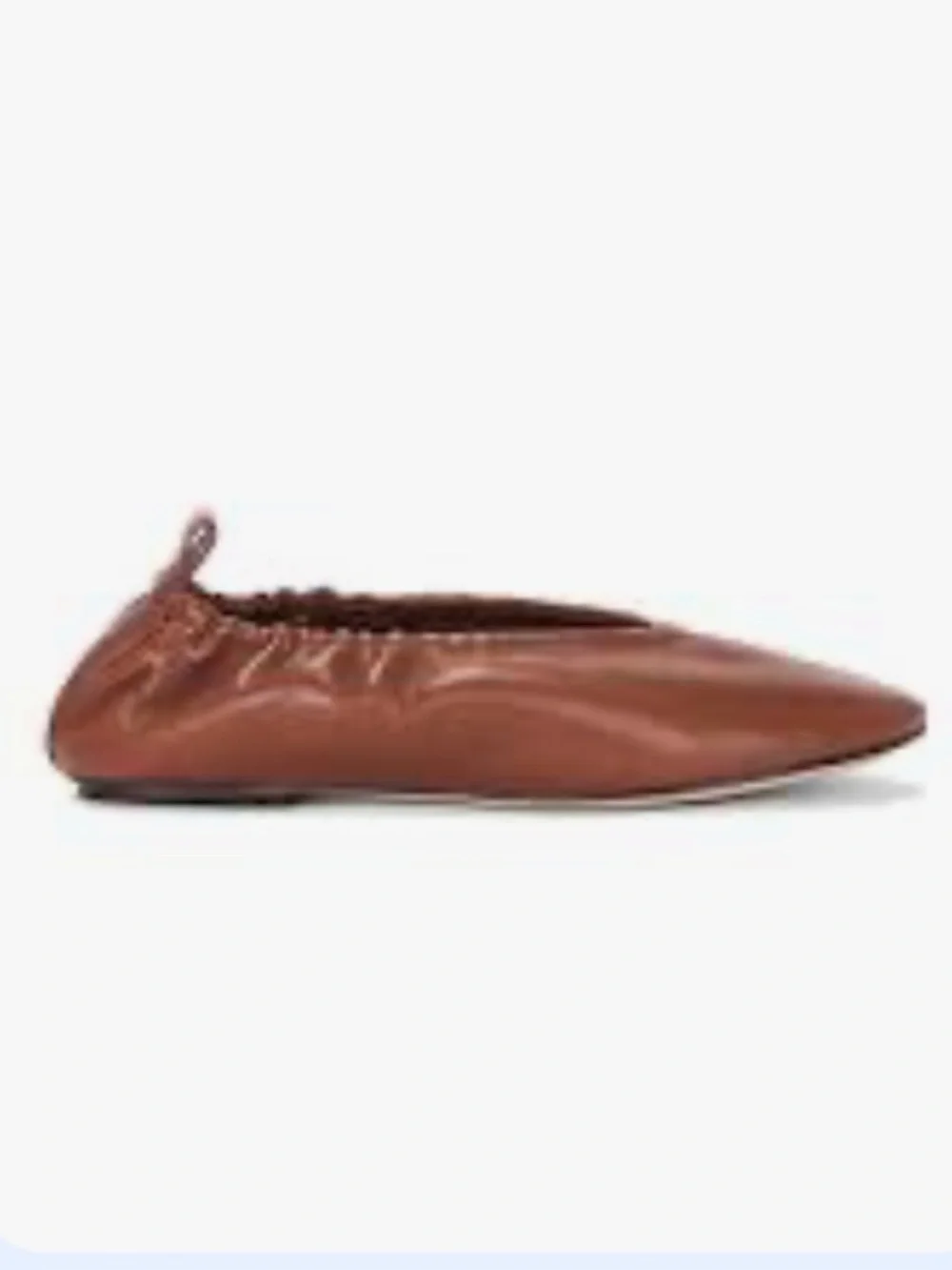 (NWT) Schutz Eudora Ballet Flat in Cognac Leather